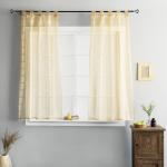 Комплект штор "Прокси Бежевый", 55*160 см                             (ml-101410)