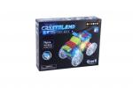99004 Светящийся конструктор Crystaland КРОССОВЕР 6 в 1, (74 дет.+ 2 светящ эл-та.)1/24