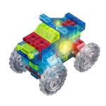 99004 Светящийся конструктор Crystaland КРОССОВЕР 6 в 1, (74 дет.+ 2 светящ эл-та.)1/24