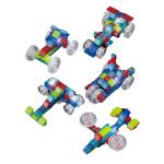 99004 Светящийся конструктор Crystaland КРОССОВЕР 6 в 1, (74 дет.+ 2 светящ эл-та.)1/24