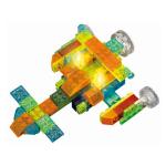 99005  Светящийся конструктор Crystaland ТРАКТОР 6 в 1, (89 дет.+ 2 светящихся эл-та.)1/24