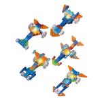 99006  Светящийся конструктор Crystaland ГОНОЧНЫЙ БОЛИД 6 в 1, (91 дет.+ 2 светящихся эл-та.)1/24