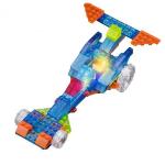 99006  Светящийся конструктор Crystaland ГОНОЧНЫЙ БОЛИД 6 в 1, (91 дет.+ 2 светящихся эл-та.)1/24