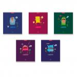 тетрадь общая  Монстрики, 48 листов, клетка, 60 гр. аналог 42645