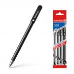 Ручка гелевая ErichKrause® G-Soft, цвет чернил черный (в пакете по 4 шт.)
