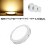 Светильник Ecola LED downlight накладной круглый 220V 2700K