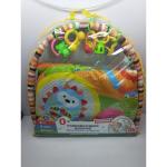 Детский игровой коврик удивительные открытия  с игрушками на подвеске в пак. "Умка" в кор.18шт