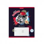 Тетрадь школьная  Funny Racoon, 18 листов, клетка (в плёнке по 10 шт.)