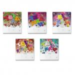 Тетрадь школьная  3D Letters, 24 листа, клетка (в плёнке по 10 шт.)