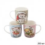 Кружка 350 мл Милый медвежонок / XDJ-6048 /12/72/