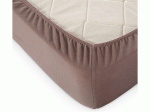 Простыня на резинке 160*200*20 трикотаж (пл,120) мокко