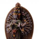 Авалокитешвара WU-72904-V4 мраморная крошка и смола Будда 32см