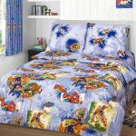 КПБ бязь для детей "Супергерои" (1.5 спальный)                             (arp-100607)