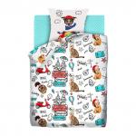 КПБ 1.5 поплин '4 YOU' Fun&Cute (70х70) рис. 16075-1/16076-1/8672-5 Funny cats                             (587247)