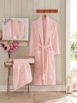 Набор из женского халата и полотенец Philippus Asiya, розовый, р. 52                             (mt-104689)