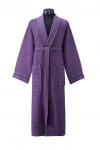 Халат вафельный с кантом "KARNA ALERON", светло-лаванда                             (kr-200586-gr)