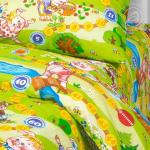 КПБ бязь для детей "Лужок" (1.5 спальный)                             (arp-100599)
