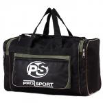 Сумка Sarabella-С 007 дорож  (П-600),  1отд,  3внеш карм,  плеч ремень,  черный/зеленый 185865