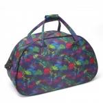 Сумка дорожная Дизайн-Вояж,  1отд,  1внутр. карм,  черный  (цв.листья)  223473