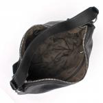 Сумка женская иск/кожа+нат/замша VF-571921-6-E,  1отд+еврокарм,  плечевой ремень,  черный 224668