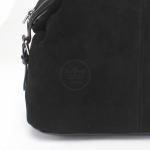 Сумка женская иск/кожа+нат/замша VF-572011-E,  1отд+еврокарм,  черный 224673