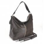 Сумка женская иск/кожа+нат/замша VF-571921-6-A,  1отд+еврокарм,  плечевой ремень,  коричневый 224669