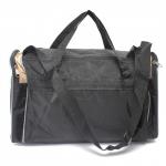 Сумка Sarabella-С 007 дорож  (жатка),  1отд,  3внеш карм,  плеч ремень,  черный/бежевый 223392