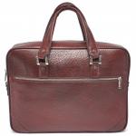 Портфель натуральная кожа MT-610-100, 2 отд+плеч рем, 1внеш карм, 4внут карм, отдел для ноутбука, корич. буфало омбре (4474)   223897