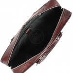 Портфель натуральная кожа MT-610-100, 2 отд+плеч рем, 1внеш карм, 4внут карм, отдел для ноутбука, корич. буфало омбре (4474)   223897