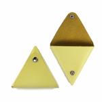 Футляр для монет Premier-F-63 натуральная кожа желтый флотер (321)  201593