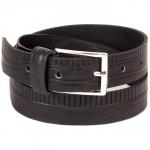 Ремень 25мм FAVORIT детский 0830035101 тиснение,  черный 164750