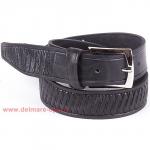 Ремень 30мм FAVORIT детский 0200202001 тиснение,  черный 130175