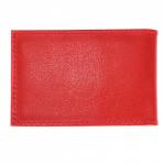 Кредитница Premier-V-119 (18 листов)  натуральная кожа красный ладья (35)  202035