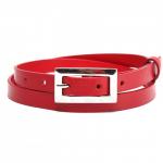 Ремень 15 мм BLACK TORTOISE жен 1010180008 с пряжкой рамка, глад,  красный 224596