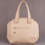Сумка женская искусственная кожа SH-50254,  3 отд,  бежевый SALE 152503