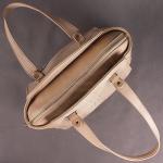 Сумка женская искусственная кожа SH-50254,  3 отд,  бежевый SALE 152503