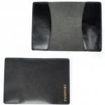 Обложка для паспорта PVS-03 натуральная кожа черный гладкий (289)    224975