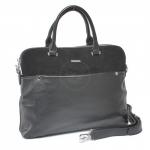 Сумка женская иск/кожа+нат/замша VF-552224-E,  2отд,  плечевой ремень,  черный SALE 223210