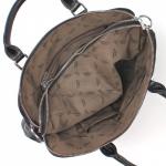 Сумка женская иск/кожа+нат/замша VF-552224-E,  2отд,  плечевой ремень,  черный SALE 223210