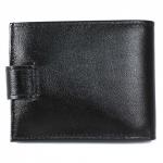 Портмоне мужское Croco-ПР-901 натуральная кожа 2 отд,  4 карм,  черный матовый (3)  209413