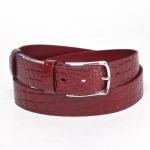 Ремень 35 мм BLACK TORTOISE жен 0701061134,  кайман,  бордовый 224598
