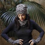 COLUMBIA к-т шапка+снуд женские