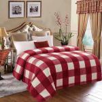 Бамбуковый плед клетка 200х230