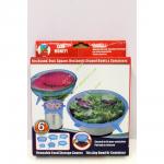 16811-93 СИЛИКОНОВЫЕ КРЫШКИ ДЛЯ ПОСУДЫ (200)