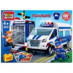 ГАЗ конструктор "Город мастеров" газель: побег из тюрьмы, 142дет. в русс. кор. в кор.2*40шт