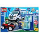 Группа ГАЗ конструктор "Город мастеров" газель: пост дпс, 166дет. в русс. кор. в кор.2*40шт