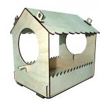 ***Конструктор деревянный "Кормушка для птиц малая"