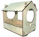 ***Конструктор деревянный "Кормушка для птиц малая"