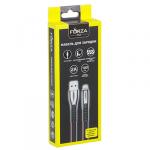 FORZA Кабель для зарядки телефона, в виде "кобры", iP, 2А, 1м, пластик, TPE