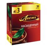 Чай Лисма "Насыщенный" инд.пакет 100x1,8 г арт 202030 ПРОСРОК